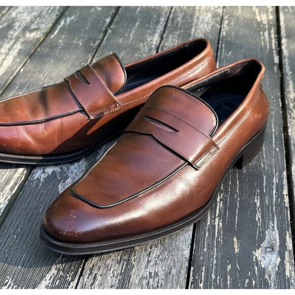 To Boot New York Adam Derrick Men’s Dress Shoes Loafers Size 9.6 Made in Italy - Picture 1 of 11